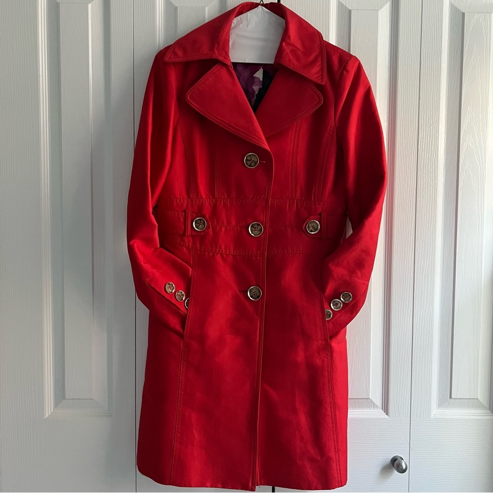 Kenneth Cole Poppy Sateen Jacket